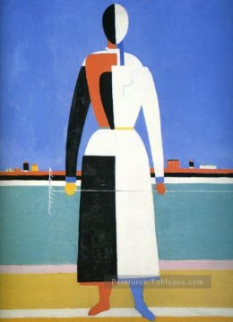 Kazimir Malevich œuvres - femme avec le râteau Kazimir Malevich